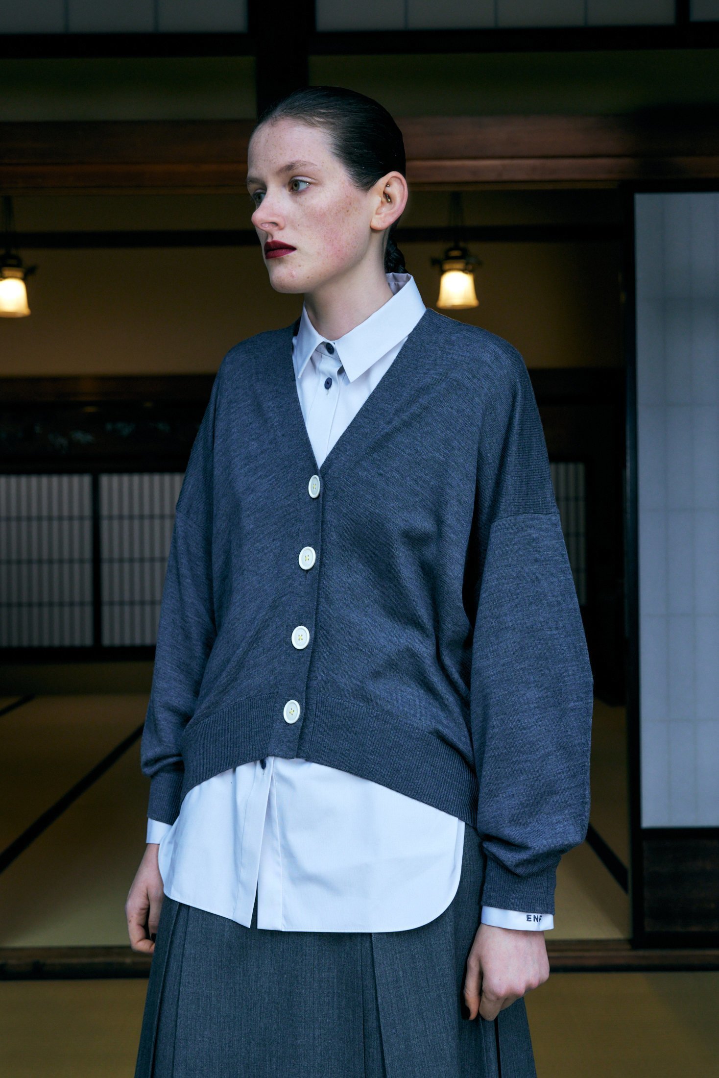 【エンフォルド/ENFOLD】のヘキサゴンカーディガン 人気、トレンドファッション・服の通販 founy(ファニー) 　ファッション　Fashion　レディースファッション　Fashion for Women　トップス・カットソー　Cut & Sew Tops　ニット　Knit Tops & Sweaters　カーディガン・羽織り　Layered Style Cardigans　カーディガン　Cardigan, Knitwear　人気　Popular, Best Seller　定番　Standard, Basic Item　春　Spring　other-6|ID: prp329100004123362 ipo3291000000036792507