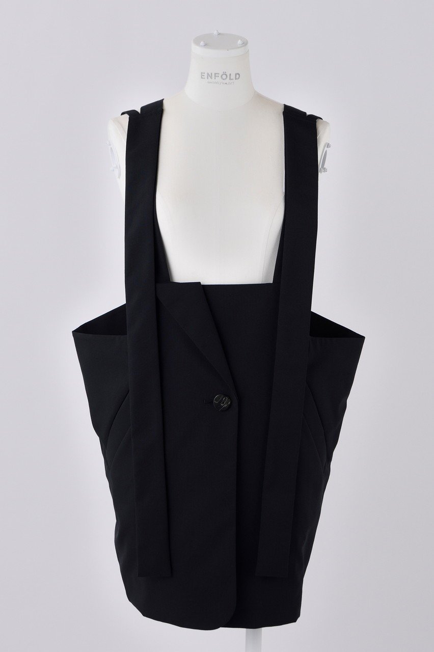 【エンフォルド/ENFOLD】のT/Wトロ テーラードベスト インテリア・キッズ・メンズ・レディースファッション・服の通販 founy(ファニー) 　ファッション　Fashion　レディースファッション　Fashion for Women　アウター　Coat / Outerwear Collection　レディースジャケット・軽アウター　Jackets　インナー　Innerwear　ジャケット　Jacket, Outerwear　ベスト　Vest, Waistcoat　リメイク　Remake, Reconstructed　ダークネイビー|ID: prp329100004123364 ipo3291000000035721027