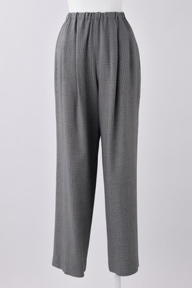 【エンフォルド/ENFOLD】 WOグレンチェック ストレートワイド PT/パンツ人気、トレンドファッション・服の通販 founy(ファニー) ファッション Fashion レディースファッション Fashion for Women パンツ Pants & Trousers ストレート Straight, Straight Cut チェック Check, Plaid, Tartan パターン Pattern, Design Print ワイド Wide, Wide Fit ワーク Workwear, Utility Style 定番 Standard, Basic Item |ID:prp329100004123365