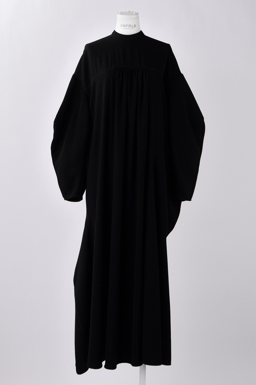 【エンフォルド/ENFOLD】のPEツイル 立体ドレープ DRS/ドレス 人気、トレンドファッション・服の通販 founy(ファニー) 　ファッション　Fashion　レディースファッション　Fashion for Women　ワンピース　Dresses　フォーマル・パーティードレス・結婚式用ドレス　Elegant & Casual Dresses　チュニック　Tunic Tops & Dresses　チュニック　Tunic, Long Top　ツイル　Twist, Twisted Detail　ドレス　Dress, One-Piece　ドレープ　Drape, Draping Fabric　パターン　Pattern, Design Print　リラックス　Relax, Relaxed Fit　ロング　Long, Long-Length　 other-1|ID: prp329100004123368 ipo3291000000032891824