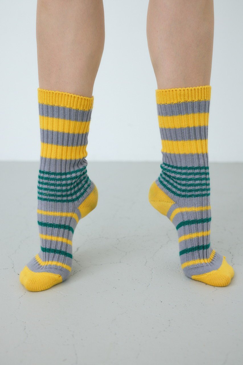 【ナゴンスタンス/nagonstans】のBorder Socks/ソックス 人気、トレンドファッション・服の通販 founy(ファニー) 　ファッション　Fashion　レディースファッション　WOMEN　ソックス　Socks　レッグウェア　Legwear　ソックス　Socks　ボーダー　Border　other-4|ID: prp329100004123377 ipo3291000000031408225