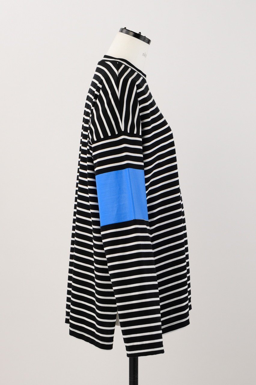 【ナゴンスタンス/nagonstans】のCO Border Over ColorロンT 人気、トレンドファッション・服の通販 founy(ファニー) 　ファッション　Fashion　レディースファッション　WOMEN　トップス・カットソー　Tops/Tshirt　シャツ/ブラウス　Shirts/Blouses　ロング / Tシャツ　T-Shirts　カットソー　Cut and Sewn　スリーブ　Sleeve　プリント　Print　ボーダー　Border　ポケット　Pocket　ラバー　Rubber　ロング　Long　other-4|ID: prp329100004123382 ipo3291000000031408258