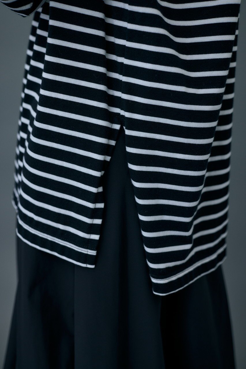 【ナゴンスタンス/nagonstans】のCO Border Over ColorロンT 人気、トレンドファッション・服の通販 founy(ファニー) 　ファッション　Fashion　レディースファッション　WOMEN　トップス・カットソー　Tops/Tshirt　シャツ/ブラウス　Shirts/Blouses　ロング / Tシャツ　T-Shirts　カットソー　Cut and Sewn　スリーブ　Sleeve　プリント　Print　ボーダー　Border　ポケット　Pocket　ラバー　Rubber　ロング　Long　other-8|ID: prp329100004123382 ipo3291000000031408264