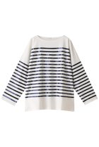 【クチュールドアダム/COUTURE D'ADAM】のシークインバスクシャツ エクリュ×ブルー|ID: prp329100004123394 ipo3291000000032891885