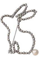 【アデル ビジュー/ADER bijoux】のCUTSTEEL rabbit ブローチ 人気、トレンドファッション・服の通販 founy(ファニー) ファッション Fashion レディースファッション WOMEN シルバー Silver パーティ Party ブローチ Brooch エレガント 上品 Elegant thumbnail シルバー|ID: prp329100004123404 ipo3291000000028142808