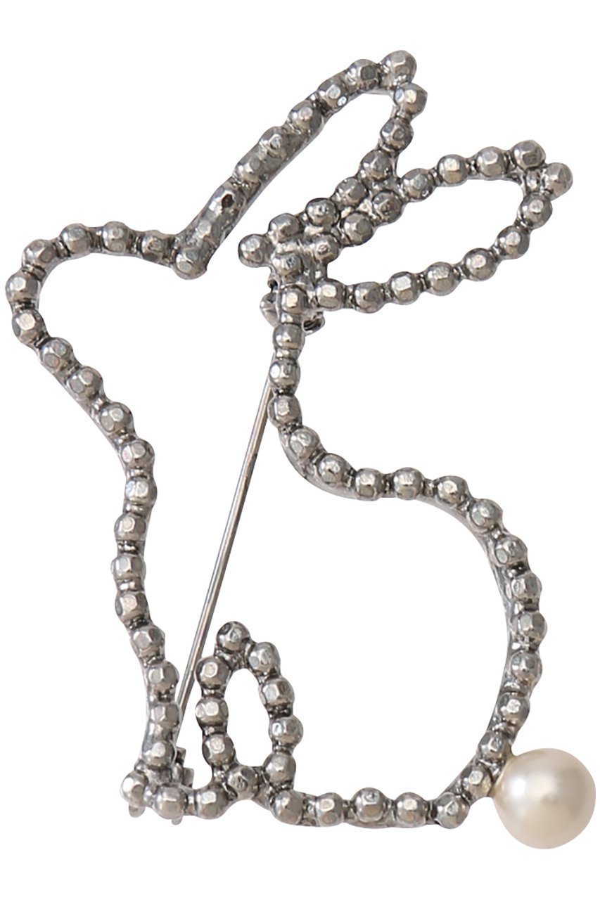 【アデル ビジュー/ADER bijoux】のCUTSTEEL rabbit ブローチ 人気、トレンドファッション・服の通販 founy(ファニー) 　ファッション　Fashion　レディースファッション　Fashion for Women　ジュエリー　Jewelry　シルバー　Silver, Metallic Silver　パーティ　Party, Party Style　ブローチ　Brooch, Pin Brooch　エレガント 上品　Elegant　 other-1|ID: prp329100004123404 ipo3291000000035659053