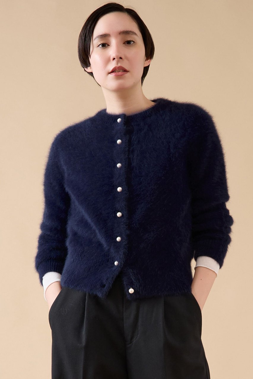 【マルティニーク/martinique】のFOXカシミヤパールカーディガン(一部WEB限定カラー) 人気、トレンドファッション・服の通販 founy(ファニー) 　ファッション　Fashion　レディースファッション　Fashion for Women　トップス・カットソー　Cut & Sew Tops　ニット　Knit Tops & Sweaters　カーディガン・羽織り　Layered Style Cardigans　おすすめ　Recommended / Our Picks　カーディガン　Cardigan, Knitwear　シンプル　Simple, Minimal　パール　Pearl, Pearl Accent　ラグジュアリー　Luxury, Elegant　エレガント 上品　Elegant　定番　Standard, Basic Item　A/W・秋冬　Autumn/Winter　 other-1|ID: prp329100004123417 ipo3291000000032966712