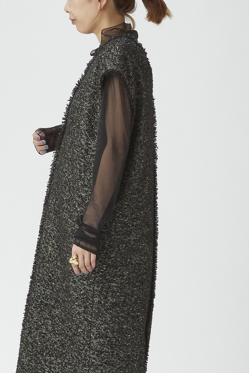 【プルミエ アロンディスモン/1er Arrondissement】のシアーハイネックカットソー 人気、トレンドファッション・服の通販 founy(ファニー) 　ファッション　Fashion　レディースファッション　WOMEN　トップス・カットソー　Tops/Tshirt　シャツ/ブラウス　Shirts/Blouses　ロング / Tシャツ　T-Shirts　カットソー　Cut and Sewn　ジャージー　Jersey　スリーブ　Sleeve　トレンド　Trend　ロング　Long　A/W・秋冬　Aw・Autumn/Winter・Fw・Fall-Winter　other-3|ID: prp329100004123426 ipo3291000000031408344