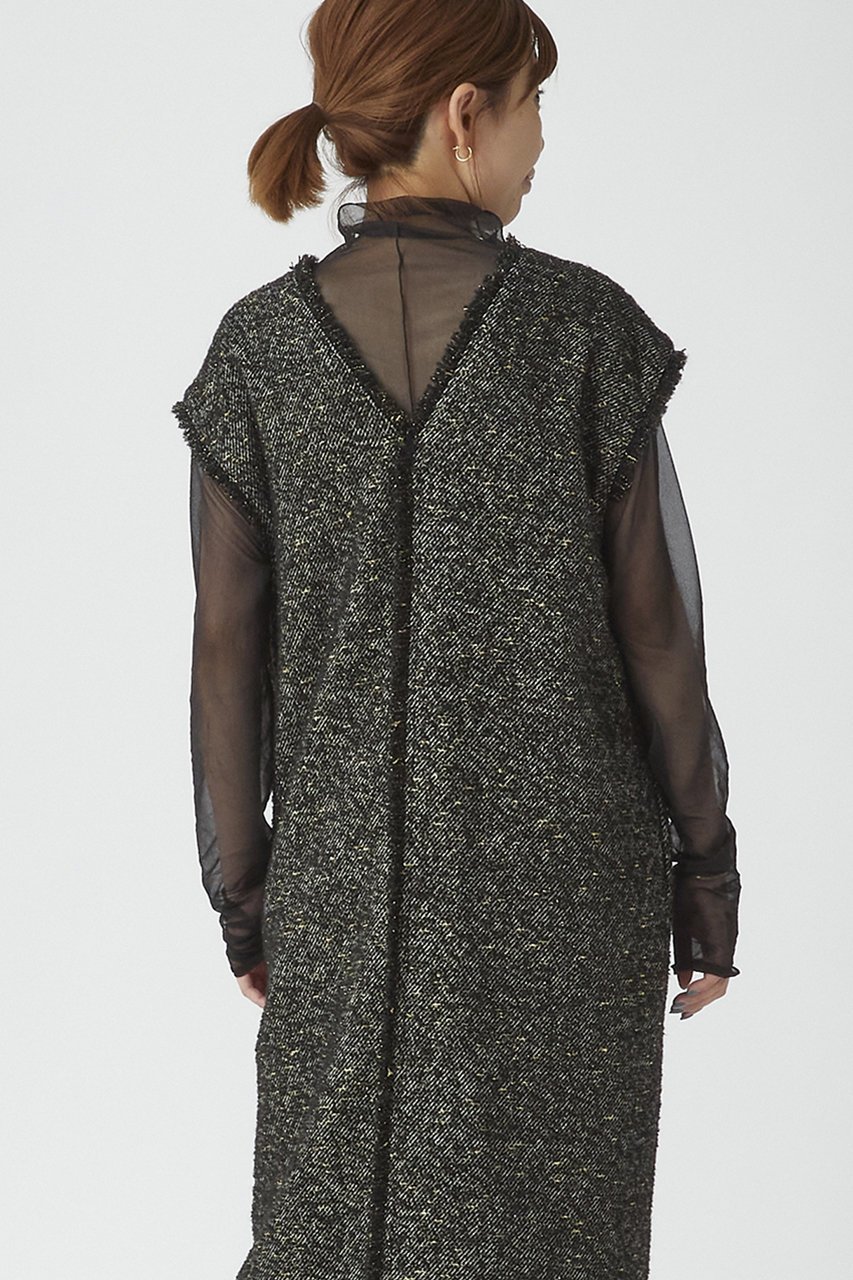 【プルミエ アロンディスモン/1er Arrondissement】のシアーハイネックカットソー 人気、トレンドファッション・服の通販 founy(ファニー) 　ファッション　Fashion　レディースファッション　WOMEN　トップス・カットソー　Tops/Tshirt　シャツ/ブラウス　Shirts/Blouses　ロング / Tシャツ　T-Shirts　カットソー　Cut and Sewn　ジャージー　Jersey　スリーブ　Sleeve　トレンド　Trend　ロング　Long　A/W・秋冬　Aw・Autumn/Winter・Fw・Fall-Winter　other-4|ID: prp329100004123426 ipo3291000000031408346
