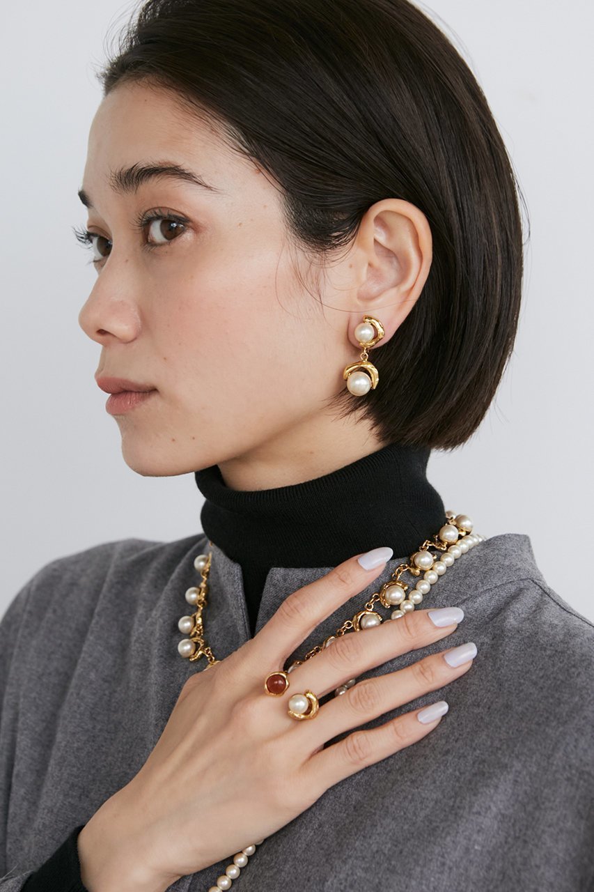 【アデル ビジュー/ADER bijoux】のVAGUE open cabochon リング 人気、トレンドファッション・服の通販 founy(ファニー) 　ファッション　Fashion　レディースファッション　Fashion for Women　ガラス　Glass, Glassware　パール　Pearl, Pearl Accent　メタル　Metal, Metal Parts　モチーフ　Motif, Design Theme　再入荷　Restock / Back in Stock　other-2|ID: prp329100004124616 ipo3291000000031804598