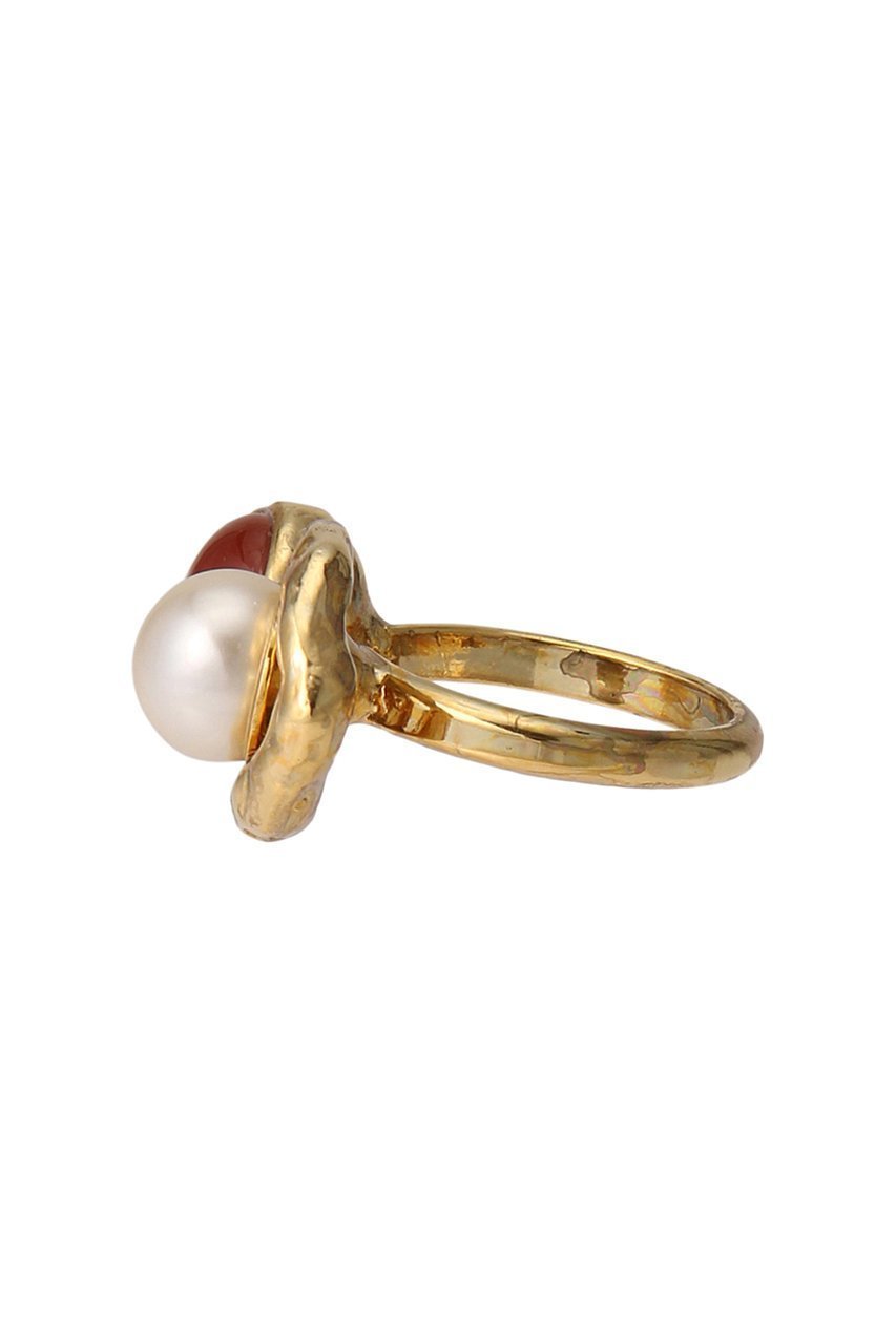 【アデル ビジュー/ADER bijoux】のVAGUE open cabochon リング 人気、トレンドファッション・服の通販 founy(ファニー) 　ファッション　Fashion　レディースファッション　Fashion for Women　ガラス　Glass, Glassware　パール　Pearl, Pearl Accent　メタル　Metal, Metal Parts　モチーフ　Motif, Design Theme　再入荷　Restock / Back in Stock　other-3|ID: prp329100004124616 ipo3291000000031804599