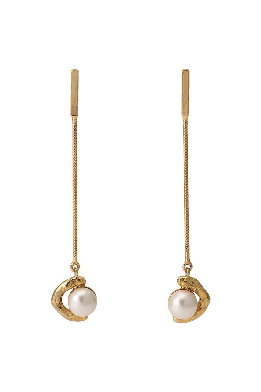 【アデル ビジュー/ADER bijoux】のVAGUE snake chain ピアス 人気、トレンドファッション・服の通販 founy(ファニー) 　ファッション　Fashion　レディースファッション　Fashion for Women　ジュエリー　Jewelry　ファッションリング　Fashion Rings　イヤリング・フープ・ドロップタイプ　Hoop, Drop & Clip Earrings　おすすめ　Recommended / Our Picks　イヤリング　Earrings　ガラス　Glass, Glassware　パーティ　Party, Party Style　パール　Pearl, Pearl Accent　メタル　Metal, Metal Parts　モチーフ　Motif, Design Theme　 other-1|ID: prp329100004124617 ipo3291000000035659069