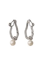 【アデル ビジュー/ADER bijoux】のCUTSTEEL twist chain pearl イヤリング 人気、トレンドファッション・服の通販 founy(ファニー) ファッション Fashion レディースファッション WOMEN ジュエリー Jewelry リング Rings イヤリング Earrings イヤリング Earrings ガラス Glass チェーン Chain パール Pearl thumbnail シルバー|ID: prp329100004124634 ipo3291000000028161996