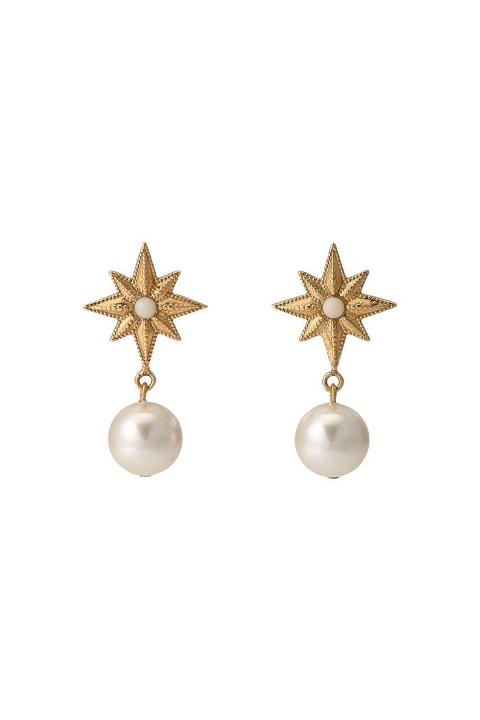 【アデル ビジュー/ADER bijoux】のSTAR pearl ピアス インテリア・キッズ・メンズ・レディースファッション・服の通販 founy(ファニー) https://founy.com/ ファッション Fashion レディースファッション WOMEN ジュエリー Jewelry リング Rings イヤリング Earrings イヤリング Earrings ガラス Glass シンプル Simple パール Pearl モチーフ Motif ヴィンテージ Vintage |ID: prp329100004124637 ipo3291000000028162003