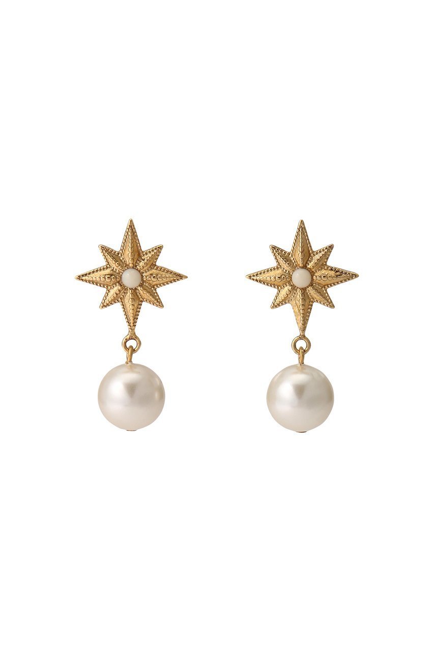 【アデル ビジュー/ADER bijoux】のSTAR pearl ピアス 人気、トレンドファッション・服の通販 founy(ファニー) 　ファッション　Fashion　レディースファッション　WOMEN　ジュエリー　Jewelry　リング　Rings　イヤリング　Earrings　イヤリング　Earrings　ガラス　Glass　シンプル　Simple　パール　Pearl　モチーフ　Motif　ヴィンテージ　Vintage　 other-1|ID: prp329100004124637 ipo3291000000028162003