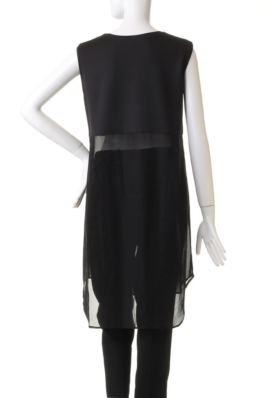 【ル フィル/LE PHIL】のシアーコンビインナーブラウス 人気、トレンドファッション・服の通販 founy(ファニー) 　ファッション　Fashion　レディースファッション　Fashion for Women　トップス・カットソー　Cut & Sew Tops　キャミソール&ノースリーブ　Camisoles & Sleeveless Tops　シャツ・ブラウス・オフィスカジュアル　Elegant Blouses & Button-Ups　インナー　Innerwear　スウェット / スエット　Sweatshirt, Sweatwear　ドッキング　Docking, Mixed Material　ノースリーブ　Sleeveless, No-Sleeve　other-4|ID: prp329100004124639 ipo3291000000036071906