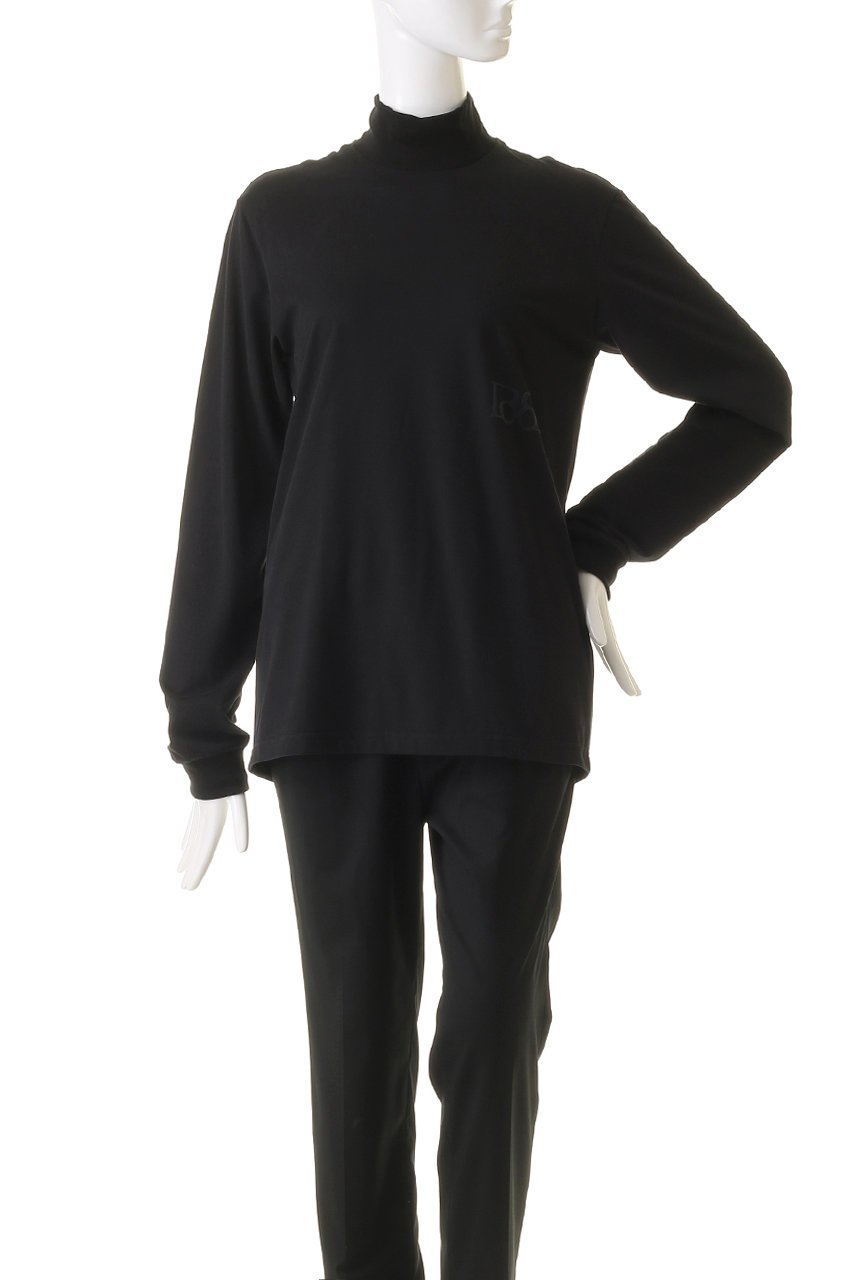 【バウト/BOWTE】のオーガニックCREAMY JERSEY ロゴハイネック Tシャツ 人気、トレンドファッション・服の通販 founy(ファニー) 　ファッション　Fashion　レディースファッション　WOMEN　トップス・カットソー　Tops/Tshirt　シャツ/ブラウス　Shirts/Blouses　ロング / Tシャツ　T-Shirts　カットソー　Cut and Sewn　オーガニック　Organic　シンプル　Simple　スリーブ　Sleeve　ハイネック　High Neck　ボトム　Bottom　ロング　Long　other-2|ID: prp329100004124650 ipo3291000000031407497