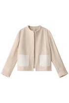 【ベイジ,/BEIGE,】のMILLAM(ミラム)/ノーカラージャケット Ecru|ID: prp329100004124658 ipo3291000000028162065