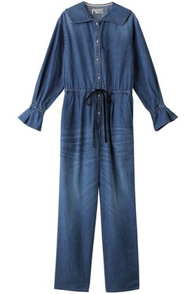 【ルール ロジェット/leur logette】 デニムジャンプスーツ人気、トレンドファッション・服の通販 founy(ファニー) ファッション Fashion レディースファッション WOMEN ギャザー Gather スーツ Suit デニム Denim リボン Ribbon ヴィンテージ Vintage NEW・新作・新着・新入荷 New Arrivals |ID:prp329100004124666