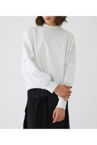 【リムアーク/RIM.ARK】のMiddle neck cotton L/T/ロングTシャツ ホワイト|ID: prp329100004124695 ipo3291000000028162172