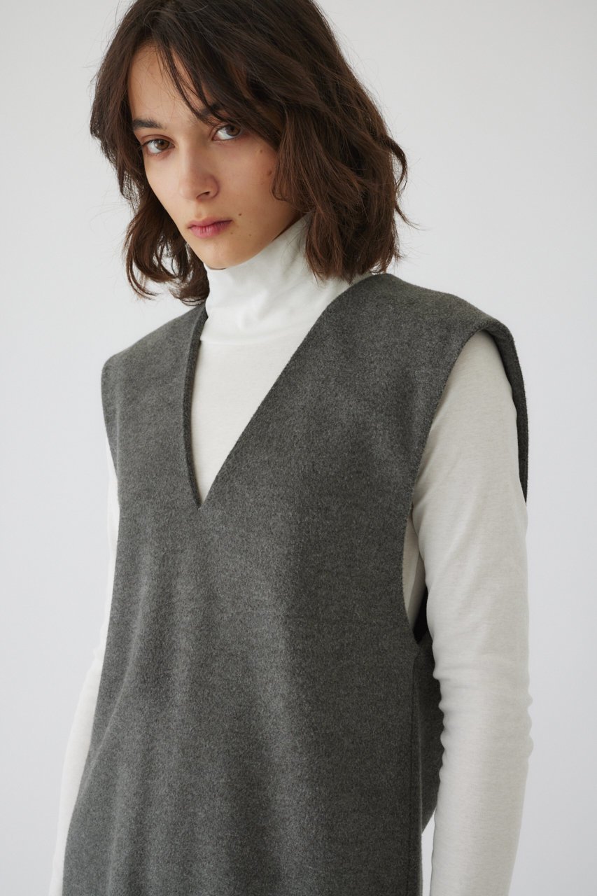 【リムアーク/RIM.ARK】のSoft felt long vest/ベスト 人気、トレンドファッション・服の通販 founy(ファニー) 　ファッション　Fashion　レディースファッション　WOMEN　アウター　Coat Outerwear　ジャケット　Jackets　おすすめ　Recommend　ジャケット　Jacket　スタイリッシュ　Stylish　フラット　Flat　ベスト　Vest　ロング　Long　エレガント 上品　Elegant　other-6|ID: prp329100004124697 ipo3291000000031407609