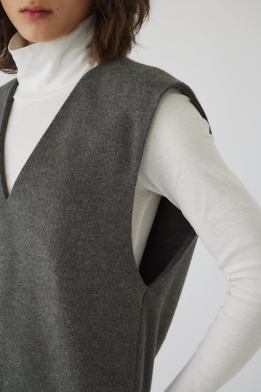 【リムアーク/RIM.ARK】のSoft felt long vest/ベスト 人気、トレンドファッション・服の通販 founy(ファニー) 　ファッション　Fashion　レディースファッション　WOMEN　アウター　Coat Outerwear　ジャケット　Jackets　おすすめ　Recommend　ジャケット　Jacket　スタイリッシュ　Stylish　フラット　Flat　ベスト　Vest　ロング　Long　エレガント 上品　Elegant　other-7|ID: prp329100004124697 ipo3291000000031407611