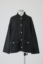 【リムアーク/RIM.ARK】のSoft felt oversized JK/ジャケット 人気、トレンドファッション・服の通販 founy(ファニー) ファッション Fashion レディースファッション Fashion for Women アウター Coat / Outerwear Collection レディースジャケット・軽アウター Jackets ジャケット Jacket, Outerwear スタイリッシュ Stylish, Fashionable ドット Polka Dot, Dot Pattern フラット Flat, Flat Shoes エレガント 上品 Elegant thumbnail ブラック|ID: prp329100004124698 ipo3291000000034969825