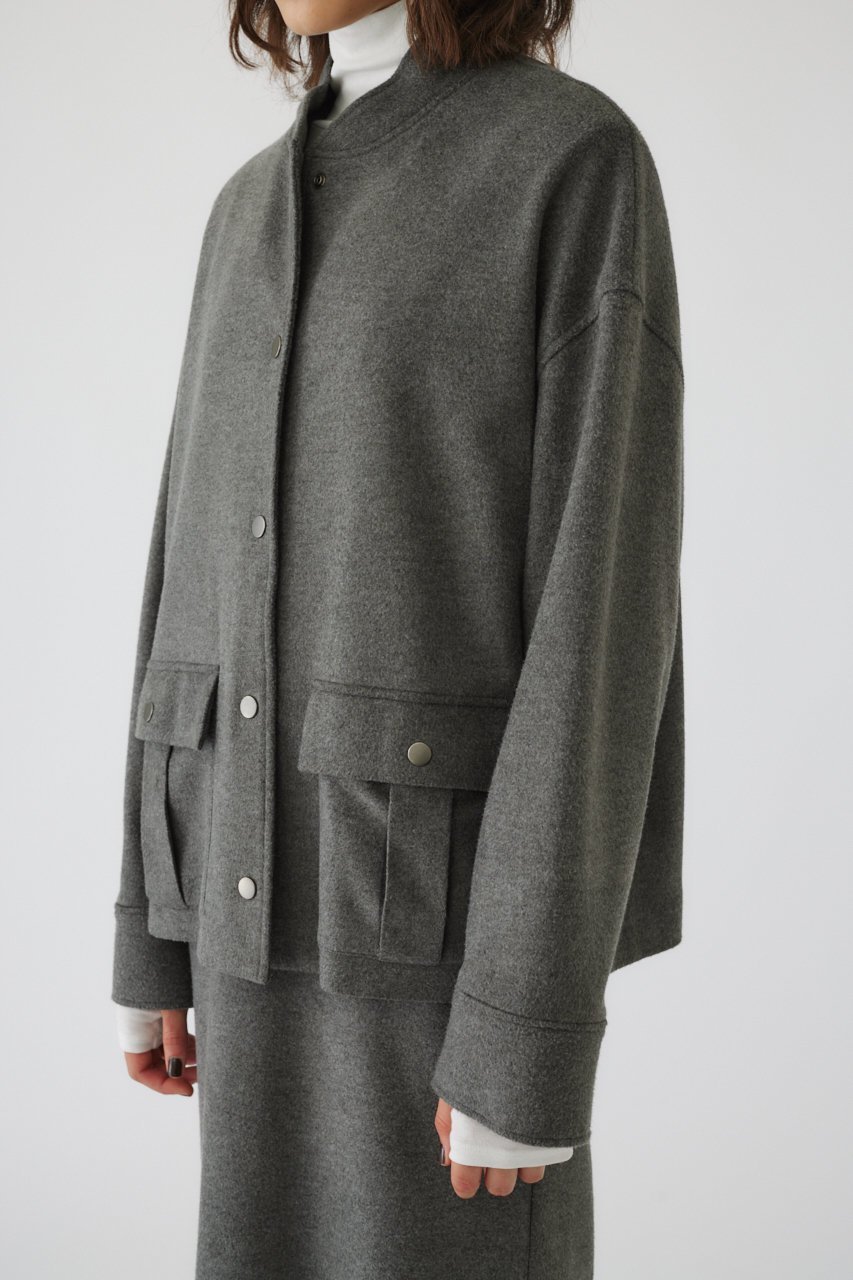 【リムアーク/RIM.ARK】のSoft felt oversized JK/ジャケット 人気、トレンドファッション・服の通販 founy(ファニー) 　ファッション　Fashion　レディースファッション　Fashion for Women　アウター　Coat / Outerwear Collection　レディースジャケット・軽アウター　Jackets　ジャケット　Jacket, Outerwear　スタイリッシュ　Stylish, Fashionable　ドット　Polka Dot, Dot Pattern　フラット　Flat, Flat Shoes　エレガント 上品　Elegant　other-2|ID: prp329100004124698 ipo3291000000034969832