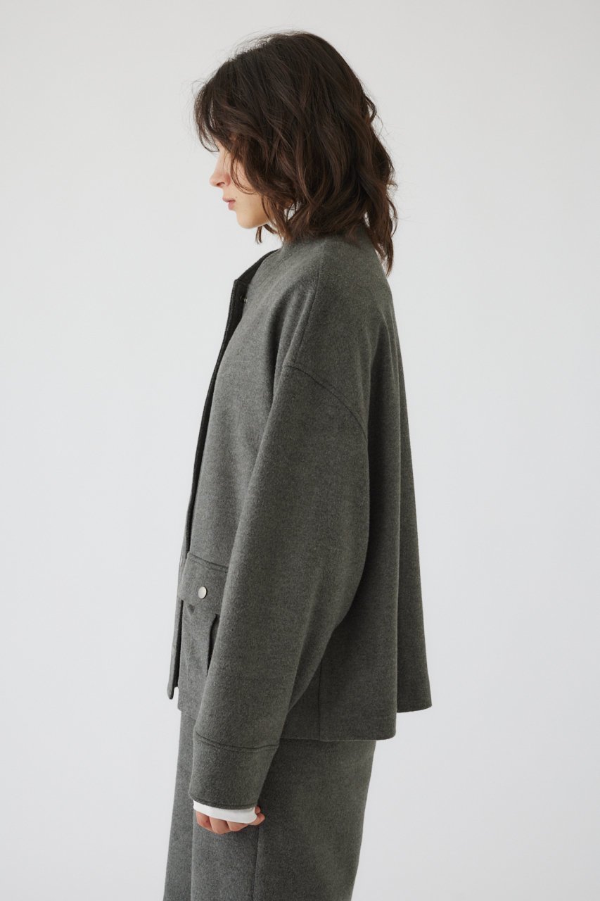 【リムアーク/RIM.ARK】のSoft felt oversized JK/ジャケット 人気、トレンドファッション・服の通販 founy(ファニー) 　ファッション　Fashion　レディースファッション　Fashion for Women　アウター　Coat / Outerwear Collection　レディースジャケット・軽アウター　Jackets　ジャケット　Jacket, Outerwear　スタイリッシュ　Stylish, Fashionable　ドット　Polka Dot, Dot Pattern　フラット　Flat, Flat Shoes　エレガント 上品　Elegant　other-3|ID: prp329100004124698 ipo3291000000034969833