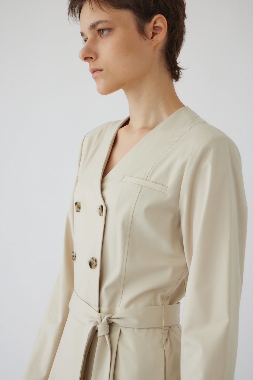 【リムアーク/RIM.ARK】のDouble breasted all in one/オールインワン 人気、トレンドファッション・服の通販 founy(ファニー) 　ファッション　Fashion　レディースファッション　WOMEN　パンツ　Pants　おすすめ　Recommend　オケージョン　Occasion　ダブル　Double　ツイル　Twill　バランス　Balance　モダン　Modern　other-4|ID: prp329100004124700 ipo3291000000032377195