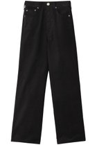 【ニードバイ ヘリテイジ/NEEDBY heritage】のLUNA ワイドストレートデニムパンツ 人気、トレンドファッション・服の通販 founy(ファニー) ファッション Fashion レディースファッション Fashion for Women パンツ Pants & Trousers デニムパンツ・ジーンズ・美脚デニム Denim Jeans & Pants スタイリッシュ Stylish, Fashionable ストレート Straight, Straight Cut デニム Denim, Jeans Material ワイド Wide, Wide Fit 定番 Standard, Basic Item thumbnail BLACK|ID: prp329100004124713 ipo3291000000032932472