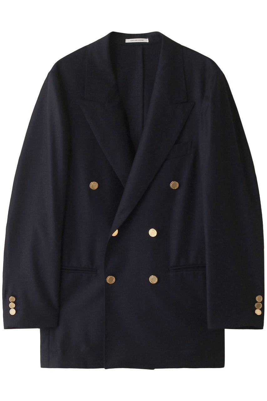 【クチュールドアダム/COUTURE D'ADAM】のフランネルブレザージャケット 人気、トレンドファッション・服の通販 founy(ファニー) 　ファッション　Fashion　レディースファッション　Fashion for Women　アウター　Coat / Outerwear Collection　レディースジャケット・軽アウター　Jackets　ジャケット　Jacket, Outerwear　フォーマル　Formal, Dressy　ラグジュアリー　Luxury, Elegant　リュクス　Luxury, Elegant, High-End, Chic　エレガント 上品　Elegant　定番　Standard, Basic Item　 other-1|ID: prp329100004124721 ipo3291000000035654720