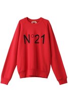 【ヌメロ ヴェントゥーノ/N°21】のロゴプルオーバー 人気、トレンドファッション・服の通販 founy(ファニー) ファッション Fashion レディースファッション WOMEN トップス・カットソー Tops/Tshirt シャツ/ブラウス Shirts/Blouses ロング / Tシャツ T-Shirts プルオーバー Pullover カットソー Cut and Sewn スリーブ Sleeve センター Center デニム Denim フロント Front ロング Long |ID:prp329100004124729