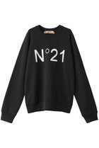 【ヌメロ ヴェントゥーノ/N°21】のロゴプルオーバー 人気、トレンドファッション・服の通販 founy(ファニー) ファッション Fashion レディースファッション WOMEN トップス・カットソー Tops/Tshirt シャツ/ブラウス Shirts/Blouses ロング / Tシャツ T-Shirts プルオーバー Pullover カットソー Cut and Sewn スリーブ Sleeve センター Center デニム Denim フロント Front ロング Long thumbnail ブラック|ID: prp329100004124729 ipo3291000000028162284