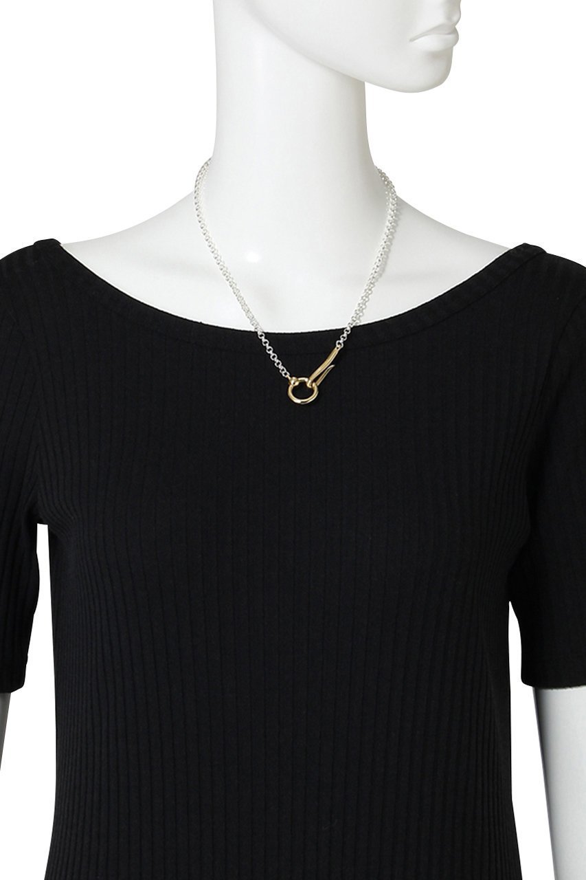 【マルティニーク/martinique】の【blanciris】バイカラーチェーンネックレス 人気、トレンドファッション・服の通販 founy(ファニー) 　ファッション　Fashion　レディースファッション　Fashion for Women　ジュエリー　Jewelry　ネックレス　Necklaces & Pendants　おすすめ　Recommended / Our Picks　シルバー　Silver, Metallic Silver　シンプル　Simple, Minimal　チェーン　Chain, Chain Strap　ネックレス　Necklace, Pendant Necklace　other-2|ID: prp329100004124750 ipo3291000000036177291