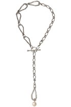 【アデル ビジュー/ADER bijoux】のCUTSTEEL twist chain 2way ラリエット シルバー|ID:prp329100004126618