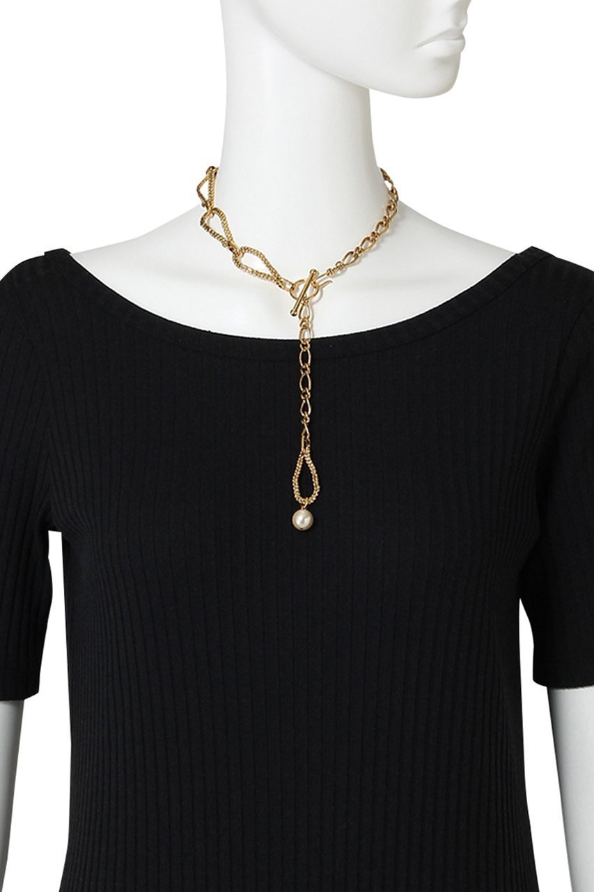 【アデル ビジュー/ADER bijoux】のCUTSTEEL twist chain 2way ラリエット 人気、トレンドファッション・服の通販 founy(ファニー) 　ファッション　Fashion　レディースファッション　WOMEN　ジュエリー　Jewelry　ネックレス　Necklaces　アシンメトリー　Asymmetry　ショート　Short　シンプル　Simple　スタイリッシュ　Stylish　チェーン　Chain　ツイスト　Twist　ネックレス　Necklace　ビジュー　Bijou　other-3|ID: prp329100004126618 ipo3291000000031407078