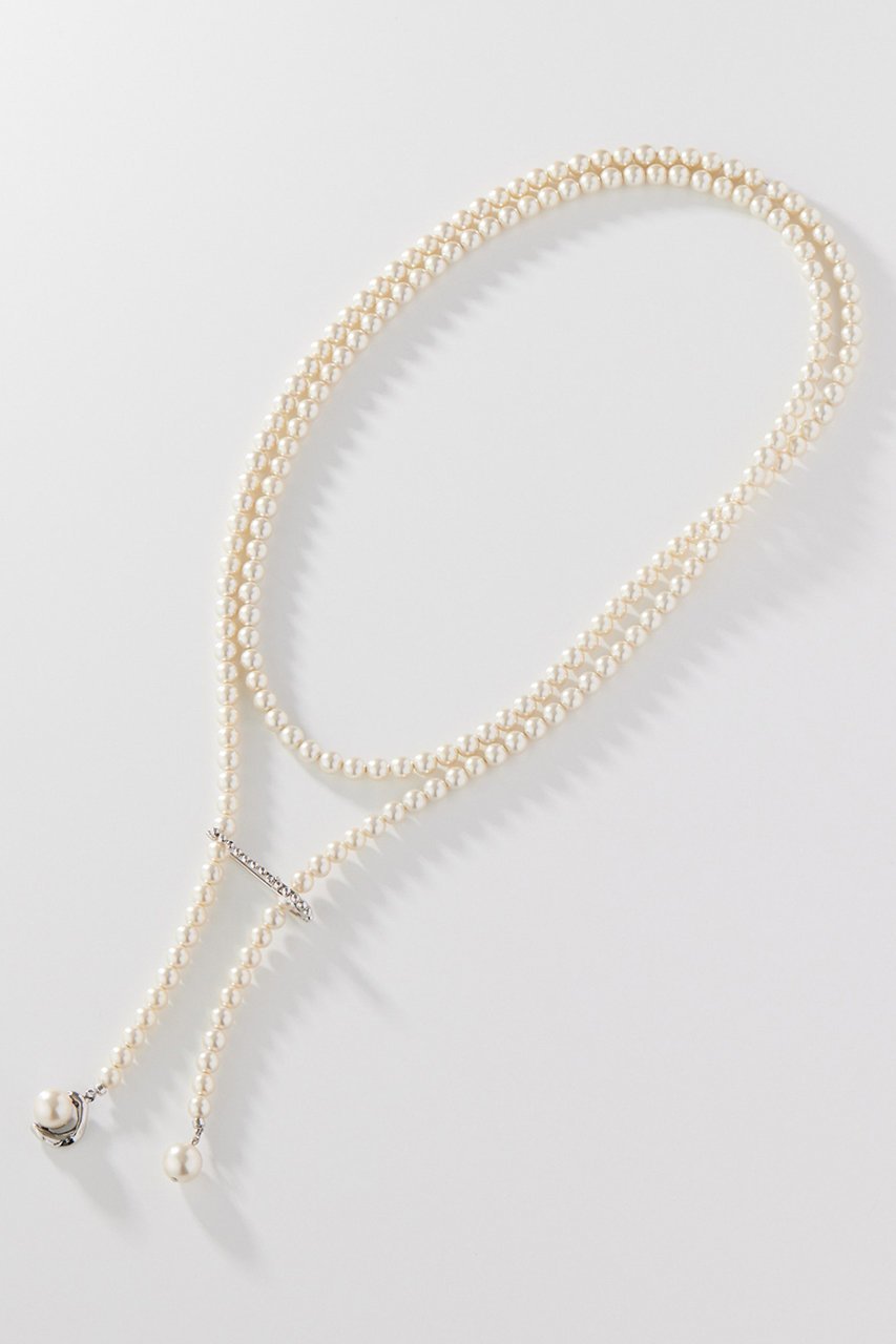 【アデル ビジュー/ADER bijoux】のVAGUE pearl multi-usage ネックレス インテリア・キッズ・メンズ・レディースファッション・服の通販 founy(ファニー) 　ファッション　Fashion　レディースファッション　WOMEN　ジュエリー　Jewelry　ネックレス　Necklaces　ガラス　Glass　シンプル　Simple　チェーン　Chain　ネックレス　Necklace　パール　Pearl　ブローチ　Brooch　ロング　Long　再入荷　Restock/Back In Stock/Re Arrival　シルバー|ID: prp329100004126623 ipo3291000000029371197