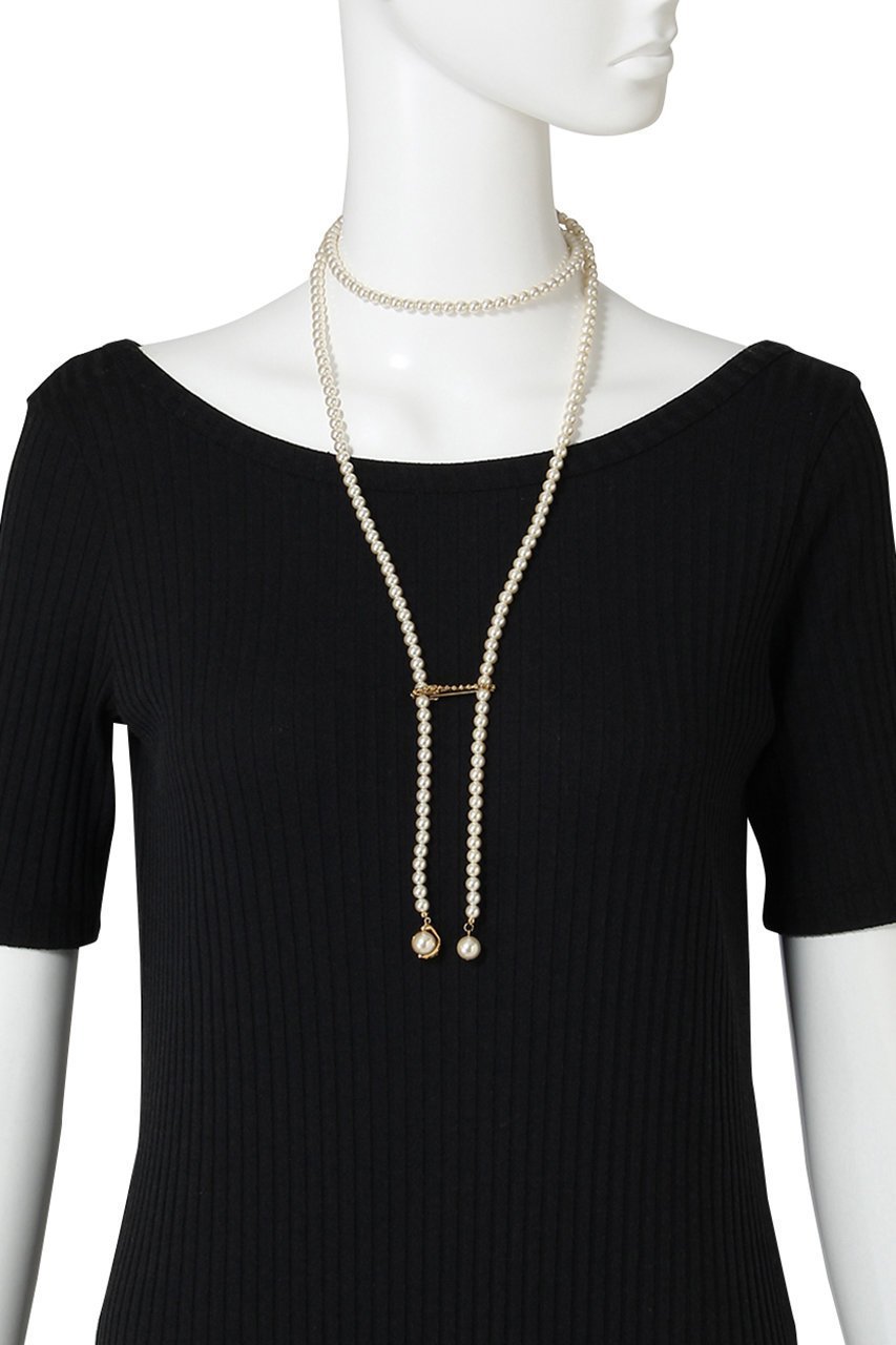【アデル ビジュー/ADER bijoux】のVAGUE pearl multi-usage ネックレス 人気、トレンドファッション・服の通販 founy(ファニー) 　ファッション　Fashion　レディースファッション　Fashion for Women　ジュエリー　Jewelry　ネックレス　Necklaces & Pendants　ガラス　Glass, Glassware　シンプル　Simple, Minimal　チェーン　Chain, Chain Strap　ネックレス　Necklace, Pendant Necklace　パール　Pearl, Pearl Accent　ブローチ　Brooch, Pin Brooch　ロング　Long, Long-Length　other-3|ID: prp329100004126623 ipo3291000000035786960