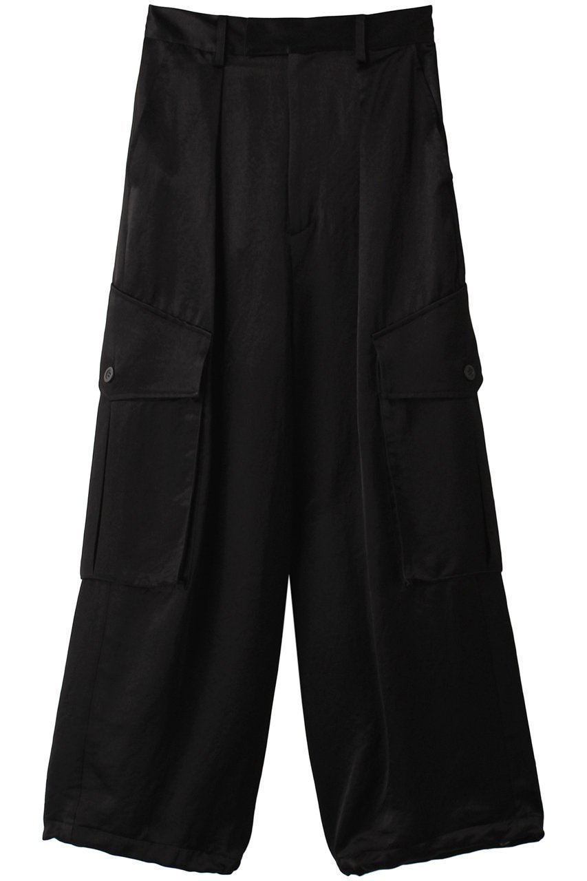 【ピアッカセッテ/ph7+】のワイドカーゴパンツ インテリア・キッズ・メンズ・レディースファッション・服の通販 founy(ファニー) 　ファッション　Fashion　レディースファッション　Fashion for Women　パンツ　Pants & Trousers　カーゴパンツ　Cargo Pants, Utility Pants　スタイリッシュ　Stylish, Fashionable　ポケット　Pocket, Pocket Detail　ロング　Long, Long-Length　ワイド　Wide, Wide Fit　A/W・秋冬　Autumn/Winter　ブラック|ID: prp329100004126647 ipo3291000000035373450