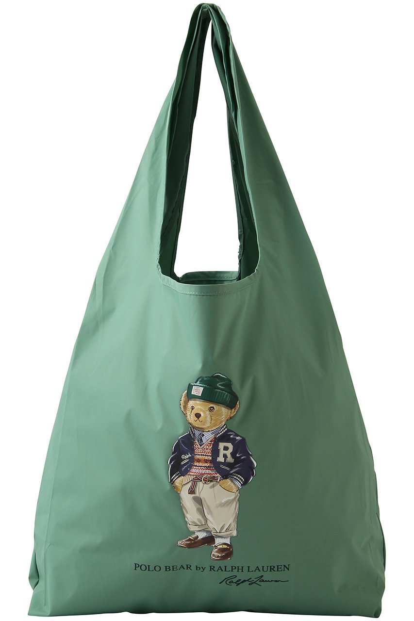 【ポロラルフローレン/POLO RALPH LAUREN】のショルダーレインバッグ ベアプリント インテリア・キッズ・メンズ・レディースファッション・服の通販 founy(ファニー) 　ファッション　Fashion　レディースファッション　Fashion for Women　バッグ　Bags　トラベル　Travel, Travel Gear　プリント　Print, Printed Pattern　グリーン|ID: prp329100004126668 ipo3291000000032786302