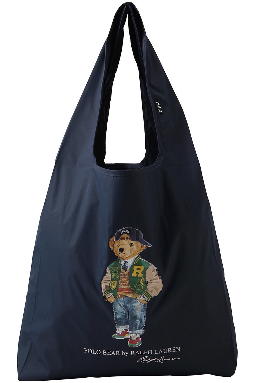 【ポロラルフローレン/POLO RALPH LAUREN】のショルダーレインバッグ ベアプリント インテリア・キッズ・メンズ・レディースファッション・服の通販 founy(ファニー) 　ファッション　Fashion　レディースファッション　Fashion for Women　バッグ　Bags　トラベル　Travel, Travel Gear　プリント　Print, Printed Pattern　ネイビーブルー|ID: prp329100004126668 ipo3291000000032786306