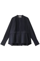 【マリリンムーン/MARILYN MOON】のタックフリルフレアワッシャーシャツ 人気、トレンドファッション・服の通販 founy(ファニー) ファッション Fashion レディースファッション Fashion for Women トップス・カットソー Cut & Sew Tops シャツ・ブラウス・オフィスカジュアル Elegant Blouses & Button-Ups スリーブ Sleeve, Long Sleeve / Short Sleeve バランス Balance, Style Balance フレア Flare, Flared ロング Long, Long-Length ワッシャー Washer, Crinkled Finish 人気 Popular, Best Seller thumbnail ネイビー|ID: prp329100004131635 ipo3291000000032885292