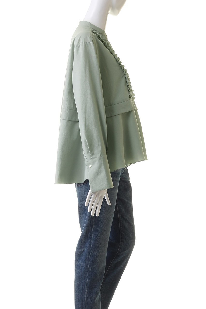 【マリリンムーン/MARILYN MOON】のタックフリルフレアワッシャーシャツ 人気、トレンドファッション・服の通販 founy(ファニー) ファッション Fashion レディースファッション Fashion for Women トップス・カットソー Cut & Sew Tops シャツ・ブラウス・オフィスカジュアル Elegant Blouses & Button-Ups スリーブ Sleeve, Long Sleeve / Short Sleeve バランス Balance, Style Balance フレア Flare, Flared ロング Long, Long-Length ワッシャー Washer, Crinkled Finish 人気 Popular, Best Seller other-3|ID: prp329100004131635 ipo3291000000032885307