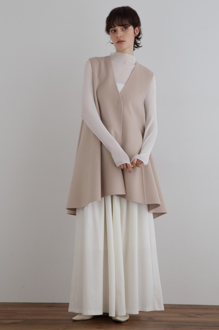 【ル フィル/LE PHIL】のソフトウールリバーロングジレ 人気、トレンドファッション・服の通販 founy(ファニー) 　ファッション　Fashion　レディースファッション　Fashion for Women　アウター　Coat / Outerwear Collection　レディースジャケット・軽アウター　Jackets　インナー　Innerwear　ジャケット　Jacket, Outerwear　タートル　Turtleneck, Turtle Collar　ドレス　Dress, One-Piece　フォルム　Silhouette, Form　ベスト　Vest, Waistcoat　リバーシブル　Reversible, Two-Sided　ロング　Long, Long-Length　other-3|ID: prp329100004131668 ipo3291000000032942437