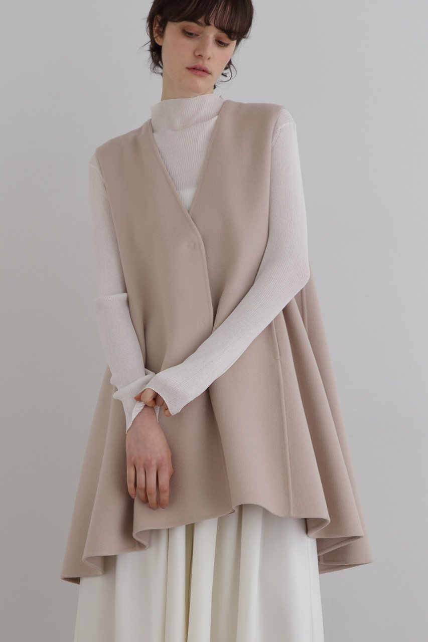 【ル フィル/LE PHIL】のソフトウールリバーロングジレ 人気、トレンドファッション・服の通販 founy(ファニー) 　ファッション　Fashion　レディースファッション　Fashion for Women　アウター　Coat / Outerwear Collection　レディースジャケット・軽アウター　Jackets　インナー　Innerwear　ジャケット　Jacket, Outerwear　タートル　Turtleneck, Turtle Collar　ドレス　Dress, One-Piece　フォルム　Silhouette, Form　ベスト　Vest, Waistcoat　リバーシブル　Reversible, Two-Sided　ロング　Long, Long-Length　other-4|ID: prp329100004131668 ipo3291000000032942446
