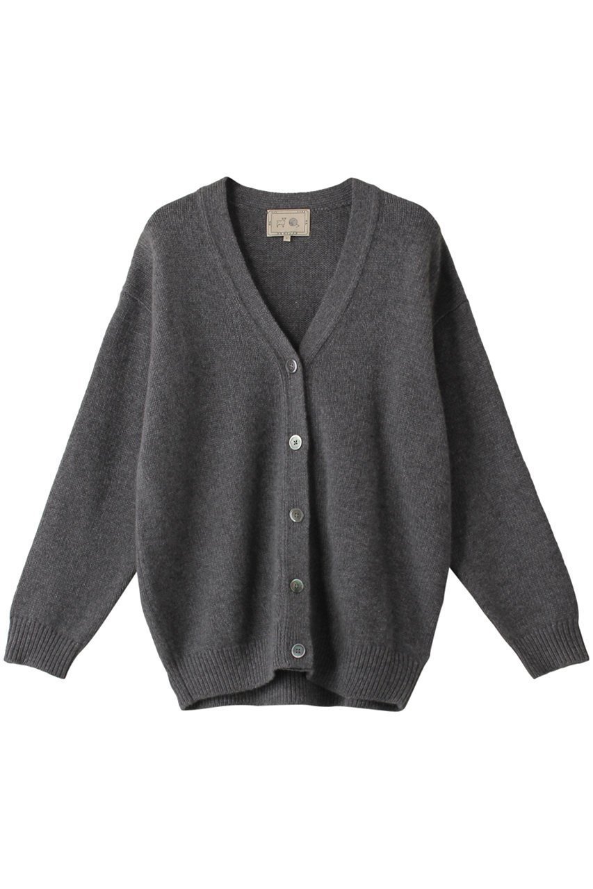 【デミーリー/DEMYLEE】のELRICH カシミヤ Vネックニットカーディガン インテリア・キッズ・メンズ・レディースファッション・服の通販 founy(ファニー) 　ファッション　Fashion　レディースファッション　Fashion for Women　トップス・カットソー　Cut & Sew Tops　ニット　Knit Tops & Sweaters　カーディガン・羽織り　Layered Style Cardigans　Vネックトップス　V-Neck Tops / V-Cut Neckline Shirts　カーディガン　Cardigan, Knitwear　シンプル　Simple, Minimal　ボトム　Bottoms, Lower Wear　定番　Standard, Basic Item　グレー|ID: prp329100004131684 ipo3291000000032935226