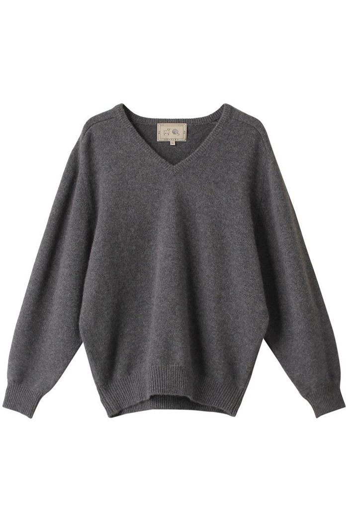 【デミーリー/DEMYLEE】のJOVIE カシミヤ ハイVネックニットプルオーバー インテリア・キッズ・メンズ・レディースファッション・服の通販 founy(ファニー) https://founy.com/ ファッション Fashion レディースファッション Fashion for Women トップス・カットソー Cut & Sew Tops ニット Knit Tops & Sweaters カジュアルプルオーバー・ニットトップス Pullovers & Knit Tops / Casual Pullovers Vネックトップス V-Neck Tops / V-Cut Neckline Shirts シンプル Simple, Minimal バランス Balance, Style Balance エレガント 上品 Elegant 今季 This Season, Current Season 定番 Standard, Basic Item |ID: prp329100004131685 ipo3291000000032964631