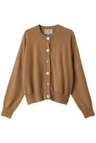 【デミーリー/DEMYLEE】のGWEN カシミヤ クルーネックニットカーディガン 人気、トレンドファッション・服の通販 founy(ファニー) ファッション Fashion レディースファッション Fashion for Women トップス・カットソー Cut & Sew Tops ニット Knit Tops & Sweaters カーディガン・羽織り Layered Style Cardigans なめらか Smooth, Silky Texture カーディガン Cardigan, Knitwear シンプル Simple, Minimal エレガント 上品 Elegant A/W・秋冬 Autumn/Winter thumbnail キャメル|ID: prp329100004131687 ipo3291000000032935350