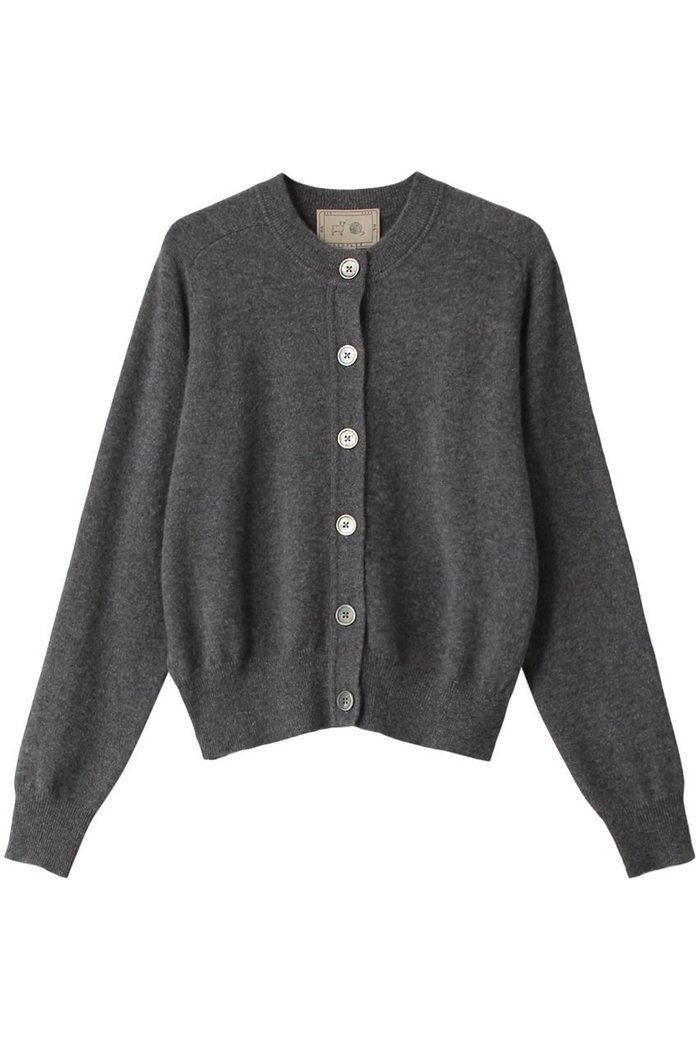 【デミーリー/DEMYLEE】のGWEN カシミヤ クルーネックニットカーディガン インテリア・キッズ・メンズ・レディースファッション・服の通販 founy(ファニー) https://founy.com/ ファッション Fashion レディースファッション Fashion for Women トップス・カットソー Cut & Sew Tops ニット Knit Tops & Sweaters カーディガン・羽織り Layered Style Cardigans なめらか Smooth, Silky Texture カーディガン Cardigan, Knitwear シンプル Simple, Minimal エレガント 上品 Elegant 定番 Standard, Basic Item A/W・秋冬 Autumn/Winter |ID: prp329100004131687 ipo3291000000036098605